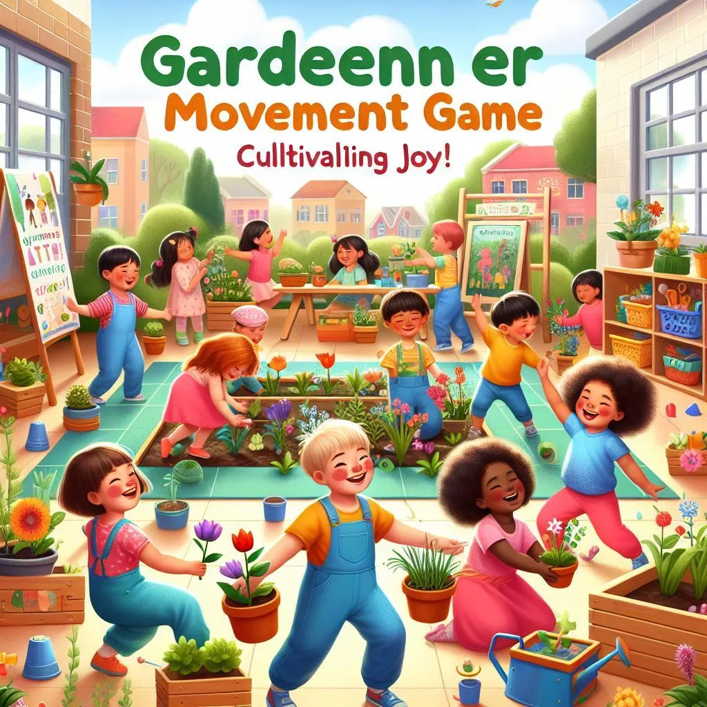 Pohybová hra na zahradníka: Zahradnické umění: Pěstujeme radost!