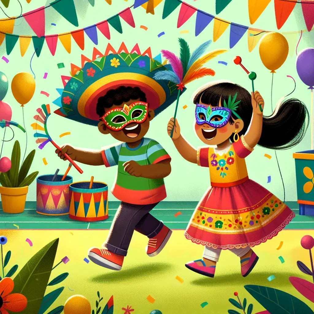 Karneval pohybové hry: Karnevalové dovádění: Rozpohybujte masky!