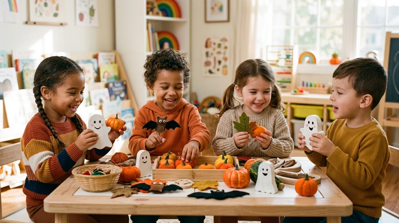 Halloweenské hračky a aktivity pro děti: Bezpečná a laskavá zábava bez strachu