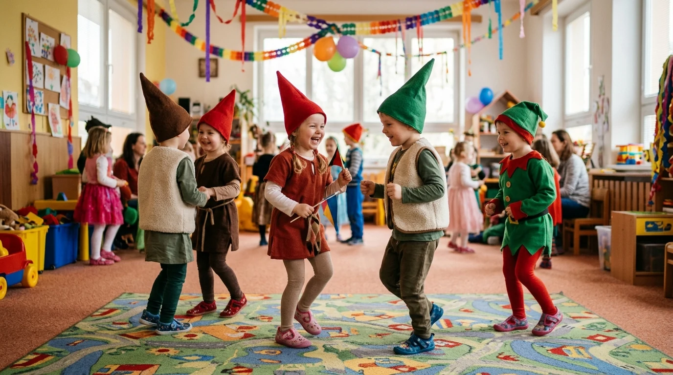 V MŠ byl karneval skřítků: Kompletní scénář, masky a kouzelné hry | Jesle a školka