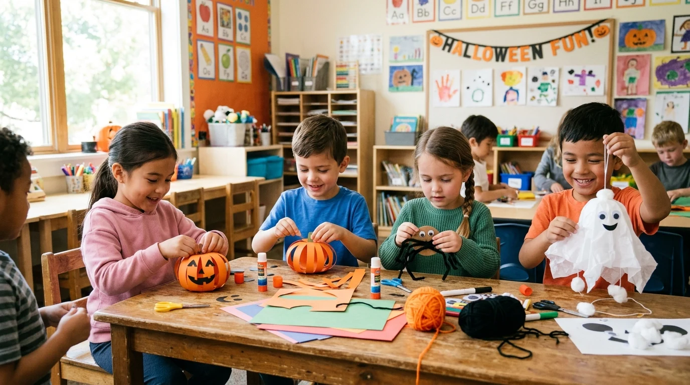 Pracovní činnosti Halloween: Tvořivé projekty, dýně a podzimní dílny pro děti