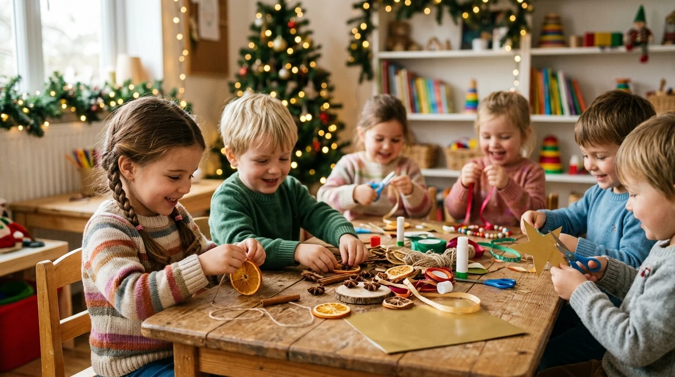 Předvánoční tvoření v MŠ a ZŠ: Nápady na adventní dílničky z přírodnin
