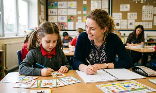 Asistent pedagoga provádí formativní hodnocení a pozorování žáka