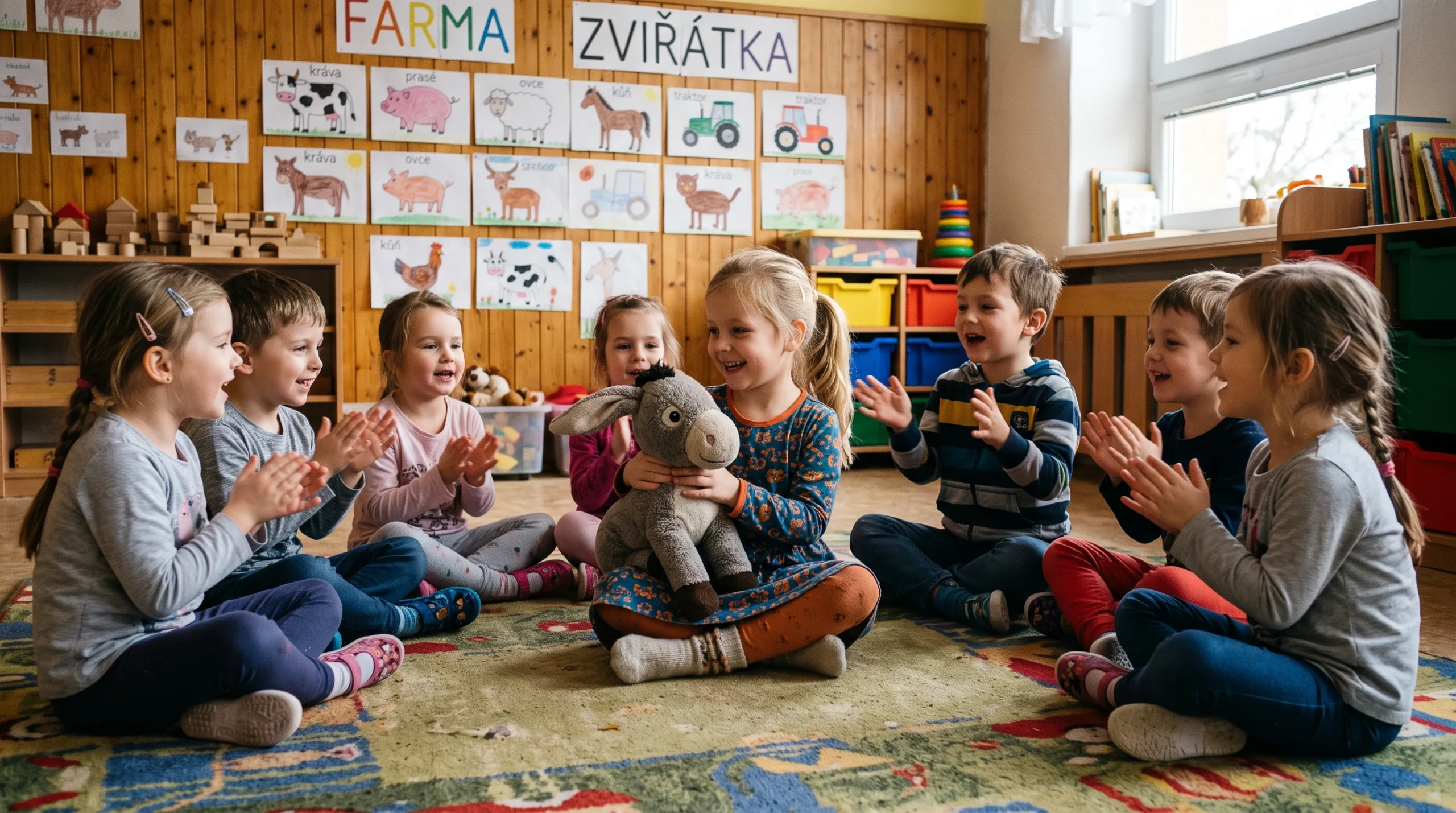 Básnička osel pro děti v MŠ: Hravé verše, rytmizace a rozvoj řeči